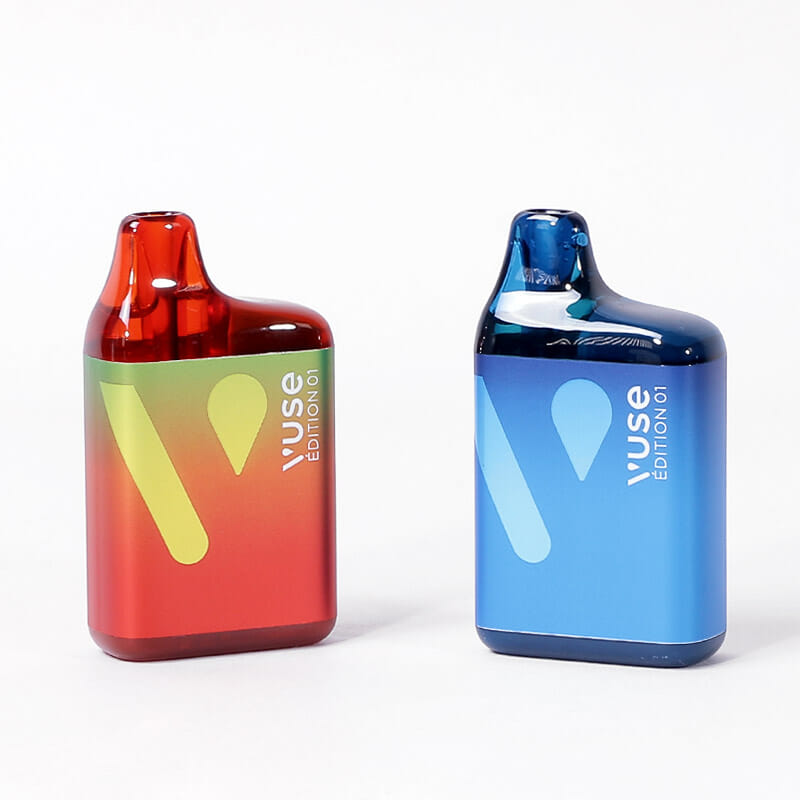 Design des puff box de la marque Vuse